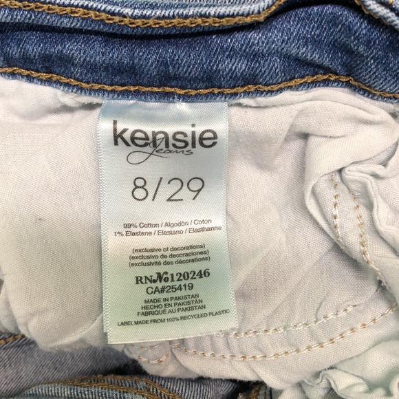 Kenzie Skinny Crop Distressed Jeans Women’s Size 8/29 - Picture 6 of 7
